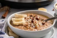 Banana Bread Instant Pot Steel-Cut Oatmeal Recipe