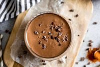 Chocolate Banana Smoothie with a Kick of Cayenne