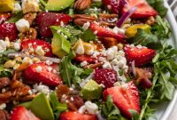 Strawberry and Goat Cheese Salad with Balsamic Glaze Recipe
