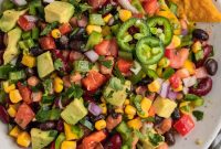 Southwestern Three-Bean, Corn & Avocado Salad Recipe