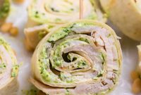 Smoked Provolone Turkey Pesto Pinwheels рецепт