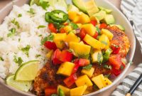 Grilled Chicken with Fresh Mango Salsa Recipe