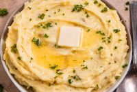 Garlic Parmesan Mashed Potatoes Made in the Instant Pot