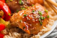 Honey Garlic Sheet-Pan Chicken Thighs Recipe