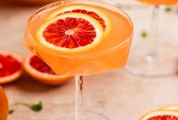 Blood Orange Champagne Sangria Recipe for Sparkling Brunch Drinks