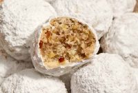 Cream Cheese Pecan Snowball Cookies for Christmas Baking