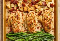 Parmesan-Crusted Chicken Sheet Pan Dinner Recipe