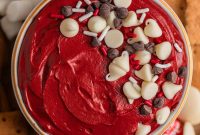 Red Velvet Cheesecake Dip Recipe — Creamy Party Dessert Dip