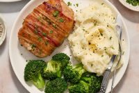 Maple-Glazed Bacon-Wrapped Pork Chops with Crispy Edges