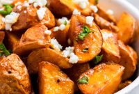 Crispy Buffalo-Style Air Fryer Baby Potatoes