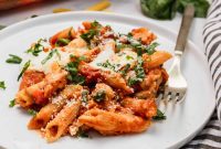Cheesy Chicken Parmesan Casserole Bake for Weeknight Dinners