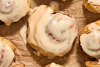 Quick Puff Pastry Cinnamon Rolls with Sticky Cinnamon Glaze