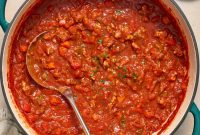 Savory Ground Turkey Spaghetti Sauce Recipe