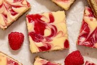 White Chocolate Raspberry Cheesecake Bars Recipe