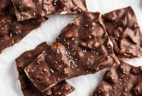 Sea Salt Dark Chocolate Almond Bark Thins Recipe