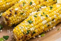 Cilantro Lime Butter Corn on the Cob (Air Fryer Recipe)