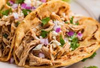 Instant Pot Shredded Chicken Tacos Recipe (30-Minute)