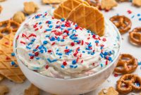 Patriotic Funfetti Dip Recipe for 4th of July Parties