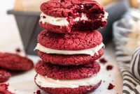 Red Velvet Cake Mix Cookies with Cream Cheese Frosting