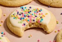 Soft and Chewy Eggless Sugar Cookies Recipe