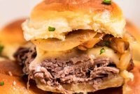 French Dip Sliders Recipe with Savory Au Jus for Dipping