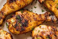 Crispy Grilled Chicken Drumsticks with Smoky BBQ Flavor