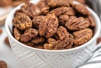 Candied Pumpkin Spice Pecans Made in a Slow Cooker