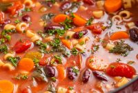 Hearty Chunky Italian Vegetable Soup Recipe