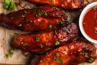 Crispy Air Fryer Country-Style Ribs with Tangy BBQ Glaze