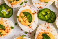 Spicy Deviled Eggs Recipe with Tangy Jalapeño Kick