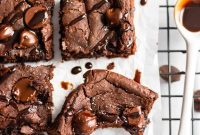 Double Chocolate Brownies Made with White Beans