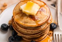 Fluffy Banana Oat Blender Pancakes in Minutes