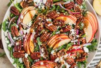 Crisp Apple and Arugula Salad with Honey Dijon Dressing