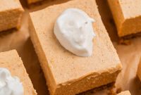 No-Bake Pumpkin Cheesecake Bars Recipe — Creamy Autumn Dessert