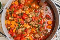 Hearty Vegetable and Meatball Soup Recipe for Cozy Meals