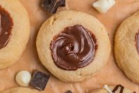 Nutella Thumbprint Cookies Recipe — Gooey Chocolate Hazelnut Treats
