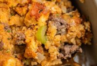 Savory Beef and Cornbread Stuffing Recipe for Holiday Dinners