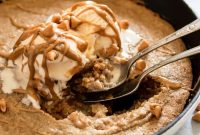 Salted Peanut Butter Skillet Cookie — Gluten Free Recipe
