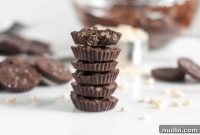 Chocolate Crunch Bar Cups Recipe with Crispy Chocolate Filling