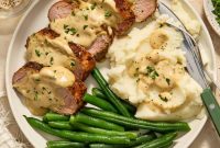 Juicy Pork Tenderloin with Creamy Mustard Sauce receta