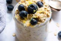 Blueberry Lemon Overnight Oats Recipe for Quick Make-Ahead Breakfast