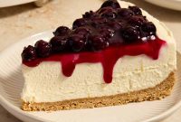 No-Bake Lemon Blueberry Cheesecake Recipe — Light & Creamy Dessert