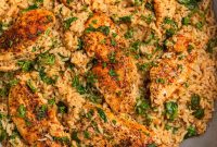One-Pan Chicken and Rice Skillet Recipe for Flavorful Weeknights