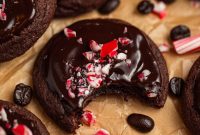 Peppermint Mocha Cookie Recipe — Chocolate Coffee Holiday Cookies