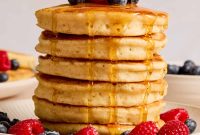 Fluffy Dairy-Free Pancakes: Simple Vegan Breakfast Recipe