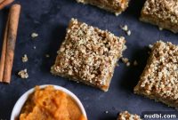 No-Bake Pumpkin Crumble Bars Recipe for Fall Dessert