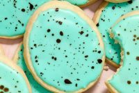 Speckled Easter Egg Shortbread Cookies Recipe