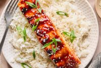 Crispy Grilled Teriyaki Salmon with Sticky Glaze Recipe