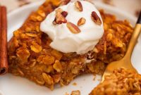 Pumpkin Baked Oatmeal Recipe for Cozy Fall Breakfast