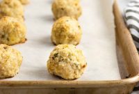 Parmesan & Rosemary Baked Chicken Meatballs Recipe